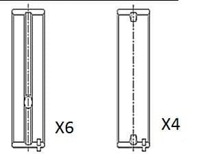 Kloķvārpstas gultnis FAI AutoParts BM1044-STD 1