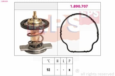 Termostats, Dzesēšanas šķidrums EPS 1.880.929 1