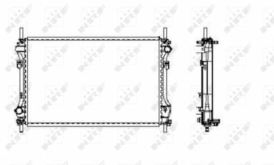 Radiators, Motora dzesēšanas sistēma NRF 509696 4