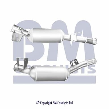 Nosēdumu-/Daļiņu filtrs, Izplūdes gāzu sistēma BM CATALYSTS BM11368 1