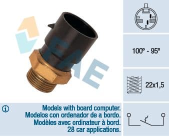 Termoslēdzis, Radiatora ventilators FAE 36180 1