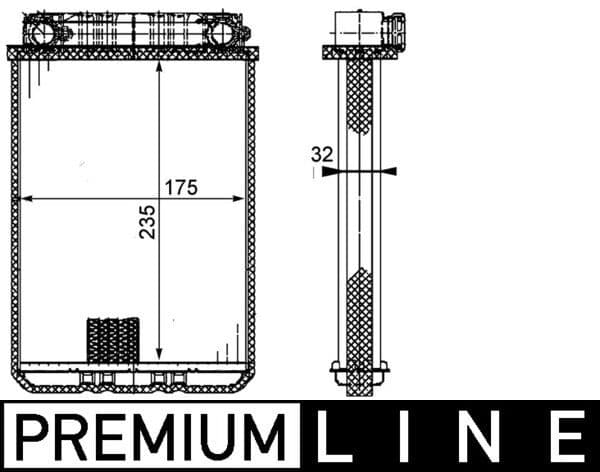 Siltummainis, Salona apsilde MAHLE AH 77 000P 1