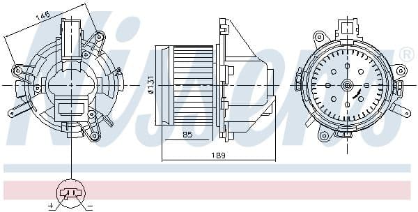 Salona ventilators NISSENS 87608 1