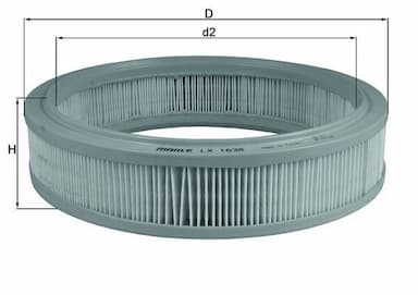 Gaisa filtrs KNECHT LX 1638 1