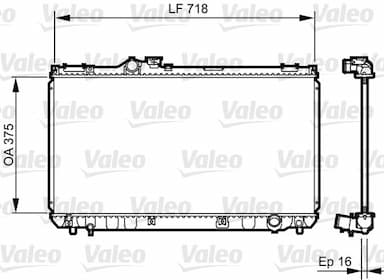 Radiators, Motora dzesēšanas sistēma VALEO 734498 1