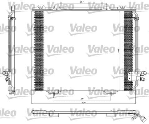 Kondensators, Gaisa kond. sistēma VALEO 817252 1