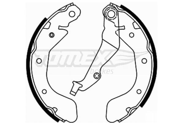 Bremžu loku komplekts TOMEX Brakes TX 21-93 1