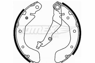 Bremžu loku komplekts TOMEX Brakes TX 21-93 1