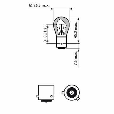 Kvēlspuldze PHILIPS 12496LLECOCP 3