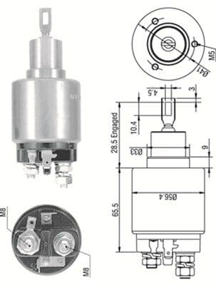 Ievilcējrelejs, Starteris MAGNETI MARELLI 940113050270 1