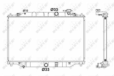 Radiators, Motora dzesēšanas sistēma NRF 58416 1