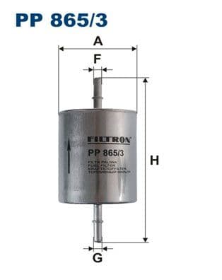 Degvielas filtrs FILTRON PP 865/3 1