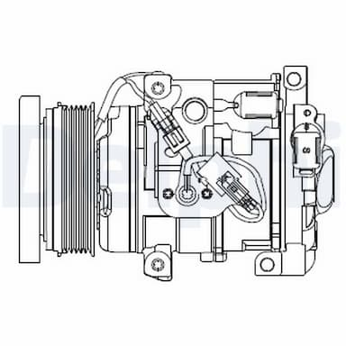 Kompresors, Gaisa kond. sistēma DELPHI CS20508 1