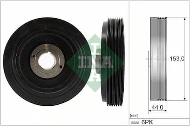 Piedziņas skriemelis, Kloķvārpsta Schaeffler INA 544 0042 10 1