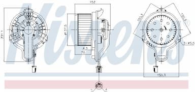 Salona ventilators NISSENS 87648 1