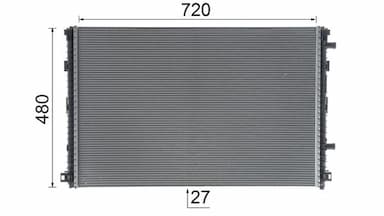 Zemas temperatūras dzesētājs, Starpdzesētājs MAHLE CIR 24 000P 12