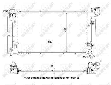 Radiators, Motora dzesēšanas sistēma NRF 53325 5