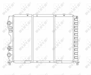 Radiators, Motora dzesēšanas sistēma NRF 58083 4