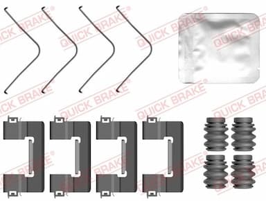 Piederumu komplekts, Disku bremžu uzlikas QUICK BRAKE 109-0163 1