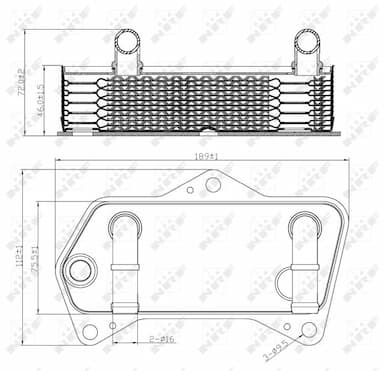 Eļļas radiators, Automātiskā pārnesumkārba NRF 31188 5