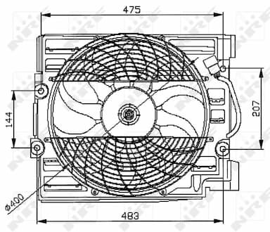 Ventilators, Motora dzesēšanas sistēma NRF 47029 4