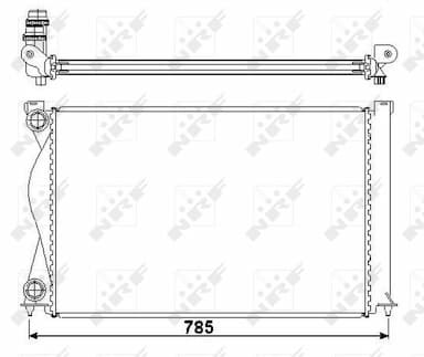 Radiators, Motora dzesēšanas sistēma NRF 50596 5