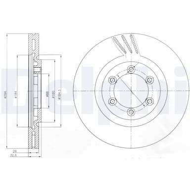 Bremžu diski DELPHI BG4112 1