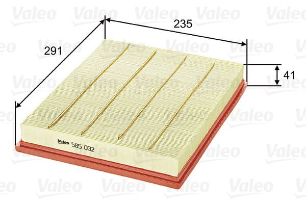 Gaisa filtrs VALEO 585032 1