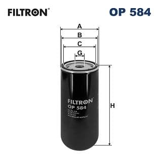 Eļļas filtrs FILTRON OP 584 1