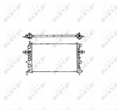 Radiators, Motora dzesēšanas sistēma NRF 58176 1