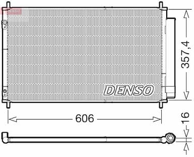 Kondensators, Gaisa kond. sistēma DENSO DCN50058 1