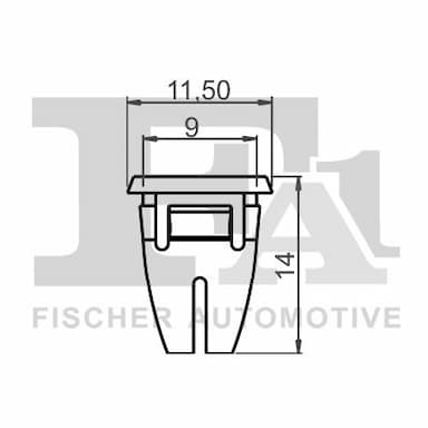 Moldings/aizsarguzlika FA1 14-60002.10 2