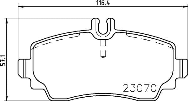 Bremžu uzliku kompl., Disku bremzes BREMBO P 50 047 1