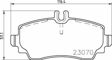 Bremžu uzliku kompl., Disku bremzes BREMBO P 50 047 1