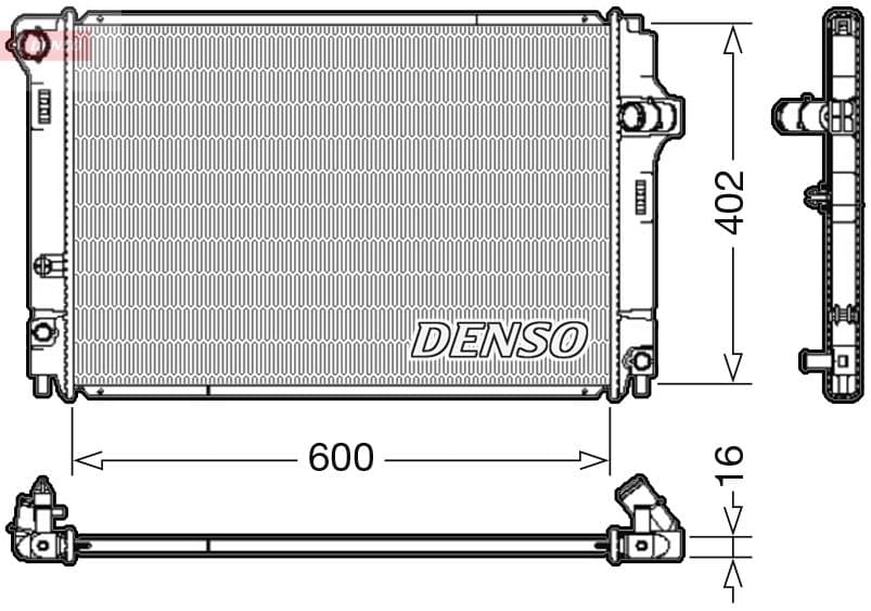 Radiators, Motora dzesēšanas sistēma DENSO DRM50089 1