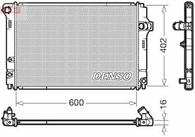 Radiators, Motora dzesēšanas sistēma DENSO DRM50089 1