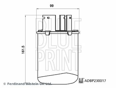 Degvielas filtrs BLUE PRINT ADBP230017 3