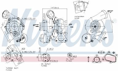 Kompresors, Turbopūte NISSENS 93080 6