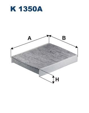 Filtrs, Salona telpas gaiss FILTRON K 1350A 1