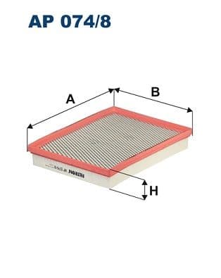 Gaisa filtrs FILTRON AP 074/8 1