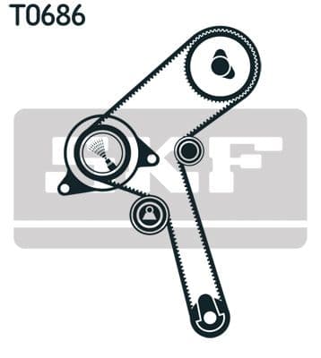 Zobsiksnas komplekts SKF VKMA 92519 2