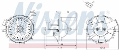 Salona ventilators NISSENS 87138 6