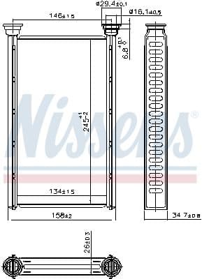 Siltummainis, Salona apsilde NISSENS 707209 5