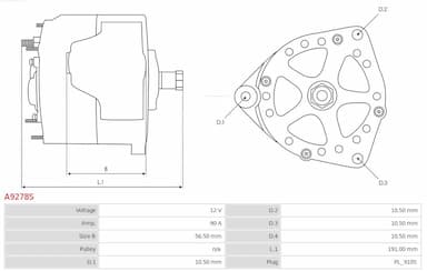 Ģenerators AS-PL A9278S 5