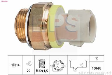 Termoslēdzis, Radiatora ventilators EPS 1.850.280 1