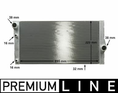 Radiators, Motora dzesēšanas sistēma MAHLE CR 1147 000P 1