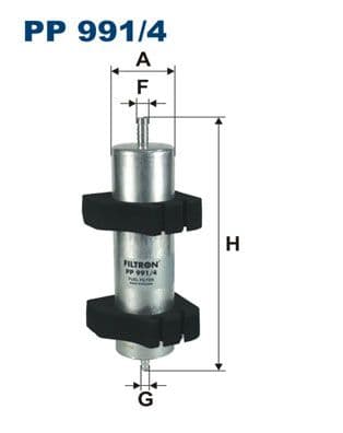 Degvielas filtrs FILTRON PP 991/4 1