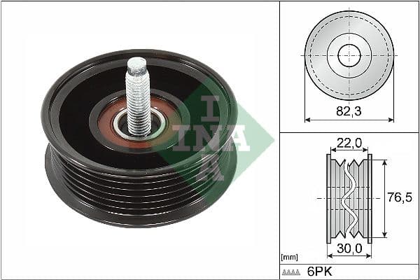 Parazīt-/Vadrullītis, Ķīļrievu siksna Schaeffler INA 532 0922 10 1