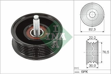 Parazīt-/Vadrullītis, Ķīļrievu siksna Schaeffler INA 532 0922 10 1