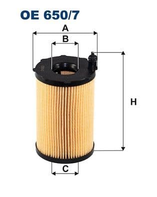 Eļļas filtrs FILTRON OE 650/7 1